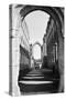 Fountains Abbey, Monastery-Staff-Stretched Canvas