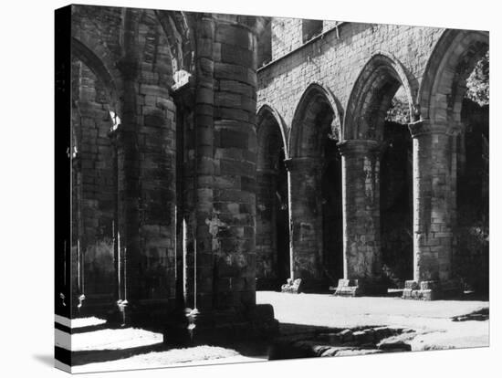 Fountains Abbey Nave-null-Stretched Canvas