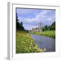 Fountains Abbey, North Yorkshire, England, UK, Europe-Roy Rainford-Framed Photographic Print