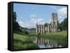 Fountains Abbey, UNESCO World Heritage Site, Yorkshire, England, United Kingdom, Europe-Harding Robert-Framed Stretched Canvas