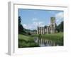 Fountains Abbey, UNESCO World Heritage Site, Yorkshire, England, United Kingdom, Europe-Harding Robert-Framed Photographic Print