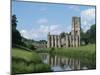 Fountains Abbey, UNESCO World Heritage Site, Yorkshire, England, United Kingdom, Europe-Harding Robert-Mounted Photographic Print
