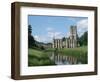 Fountains Abbey, UNESCO World Heritage Site, Yorkshire, England, United Kingdom, Europe-Harding Robert-Framed Photographic Print