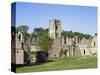 Fountains Abbey, Unesco World Heritage Site, Yorkshire, England, United Kingdom-Philip Craven-Stretched Canvas