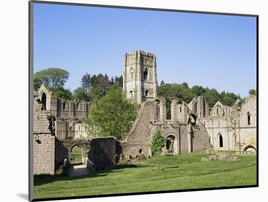 Fountains Abbey, Unesco World Heritage Site, Yorkshire, England, United Kingdom-Philip Craven-Mounted Photographic Print