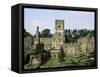 Fountains Abbey, Unesco World Heritage Site, Yorkshire, England, United Kingdom-Philip Craven-Framed Stretched Canvas