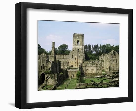 Fountains Abbey, Unesco World Heritage Site, Yorkshire, England, United Kingdom-Philip Craven-Framed Photographic Print