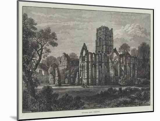 Fountains Abbey, Yorkshire-Samuel Read-Mounted Giclee Print