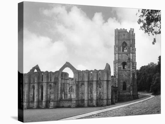 Fountains Abbey-Fred Musto-Stretched Canvas