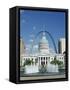 Fountains and Buildings in City of St. Louis, Missouri, United States of America (USA)-Adina Tovy-Framed Stretched Canvas