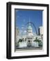 Fountains and Buildings in City of St. Louis, Missouri, United States of America (USA)-Adina Tovy-Framed Premium Photographic Print