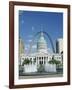 Fountains and Buildings in City of St. Louis, Missouri, United States of America (USA)-Adina Tovy-Framed Photographic Print