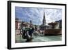 Fountains and St. Martins Church, Trafalgar Square, London, England, United Kingdom-James Emmerson-Framed Photographic Print