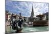 Fountains and St. Martins Church, Trafalgar Square, London, England, United Kingdom-James Emmerson-Mounted Photographic Print