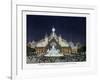 Fountains at the Palace of Electricity, Champ De Mars, Paris World Exposition 1889-Ewald Thiel-Framed Giclee Print