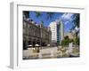 Fountains in City Square, Leeds, West Yorkshire, England, Uk-Peter Richardson-Framed Photographic Print