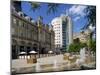 Fountains in City Square, Leeds, West Yorkshire, England, Uk-Peter Richardson-Mounted Photographic Print