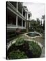 Fountains in Front of Mansion, Calhoun Mansion, Charleston, Charleston County, South Carolina, USA-null-Stretched Canvas