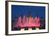 Fountains in Front of the National Museum of Art, Plaza D'Espanya, Barcelona-Gavin Hellier-Framed Photographic Print