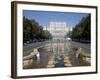 Fountains in Front of the Palace of Parliament, Former Ceausescu Palace, Bucharest, Romania, Europe-Marco Cristofori-Framed Photographic Print