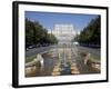 Fountains in Front of the Palace of Parliament, Former Ceausescu Palace, Bucharest, Romania, Europe-Marco Cristofori-Framed Photographic Print