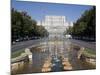 Fountains in Front of the Palace of Parliament, Former Ceausescu Palace, Bucharest, Romania, Europe-Marco Cristofori-Mounted Photographic Print