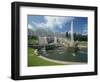 Fountains in Front of the Summer Palace at Petrodvorets in St. Petersburg, Russia, Europe-Gavin Hellier-Framed Photographic Print