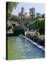 Fountains in Gardens, Cordoba, Andalucia (Andalusia), Spain-James Emmerson-Stretched Canvas