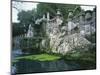 Fountains in the Gardens of the Villa Lante, Bagnaia, Lazio, Italy, Europe-Michael Newton-Mounted Photographic Print