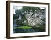 Fountains in the Gardens of the Villa Lante, Bagnaia, Lazio, Italy, Europe-Michael Newton-Framed Photographic Print