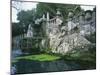 Fountains in the Gardens of the Villa Lante, Bagnaia, Lazio, Italy, Europe-Michael Newton-Mounted Photographic Print