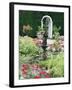 Fountains in the Italian Garden, Butchart Gardens, Saanich Peninsula, British Columbia-Ruth Tomlinson-Framed Photographic Print