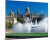 Fountains Natl Museum Barcelona-null-Mounted Art Print