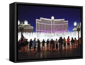 Fountains of Bellagio, Bellagio Resort and Casino, Las Vegas, Nevada, USA, North America-Gavin Hellier-Framed Stretched Canvas