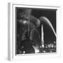 Fountains of Paris Shimmering with Light at Night-David Scherman-Framed Photographic Print