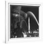 Fountains of Paris Shimmering with Light at Night-David Scherman-Framed Photographic Print