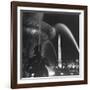 Fountains of Paris Shimmering with Light at Night-David Scherman-Framed Photographic Print