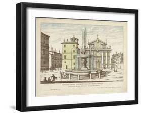 Fountains of Rome I-Vision Studio-Framed Art Print