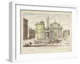 Fountains of Rome I-Vision Studio-Framed Art Print