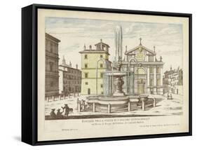 Fountains of Rome I-Vision Studio-Framed Stretched Canvas