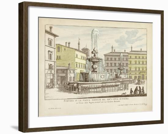 Fountains of Rome IV-Vision Studio-Framed Art Print