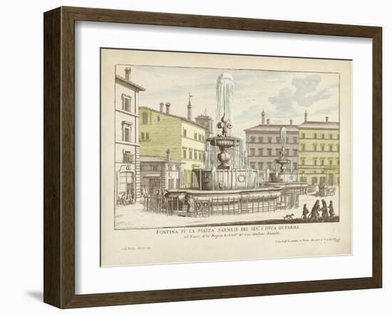 Fountains of Rome IV-Vision Studio-Framed Art Print