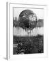 Fountains Surrounding Unisphere at New York World's Fair on Its Closing Day-Henry Groskinsky-Framed Photographic Print