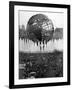 Fountains Surrounding Unisphere at New York World's Fair on Its Closing Day-Henry Groskinsky-Framed Photographic Print