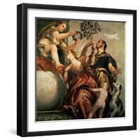 Four Allegories of Love: Happy Union, Ca. 1570-Paolo Veronese-Framed Premium Giclee Print