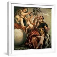 Four Allegories of Love: Happy Union, Ca. 1570-Paolo Veronese-Framed Giclee Print