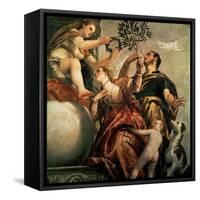 Four Allegories of Love: Happy Union, Ca. 1570-Paolo Veronese-Framed Stretched Canvas