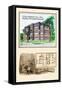 Four-Apartment Two-Story Building-Geo E. Miller-Framed Stretched Canvas