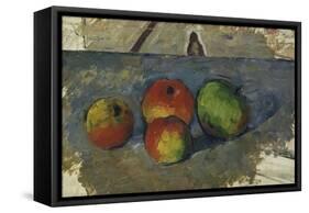 Four Apples, circa 1879-82-Paul Cézanne-Framed Stretched Canvas