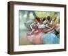 Four Ballerinas on the Stage-Edgar Degas-Framed Premium Giclee Print